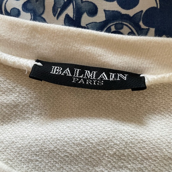 Balmain Eagle Sweatshirt SZ 36 - Picture 3 of 4